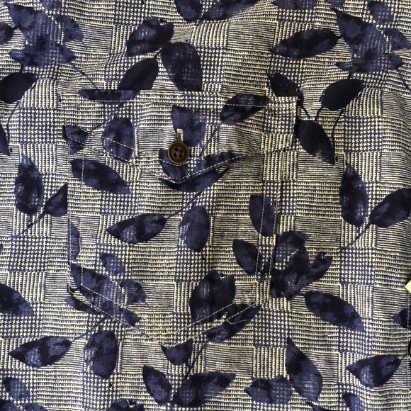 Trendy Blue Botton Down - Picture 2 of 4